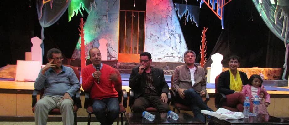 A seminar discussing "Womenfolk" Performance at Luxor Culture Palace.